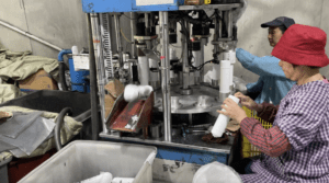 T33 inline water filter assembly line